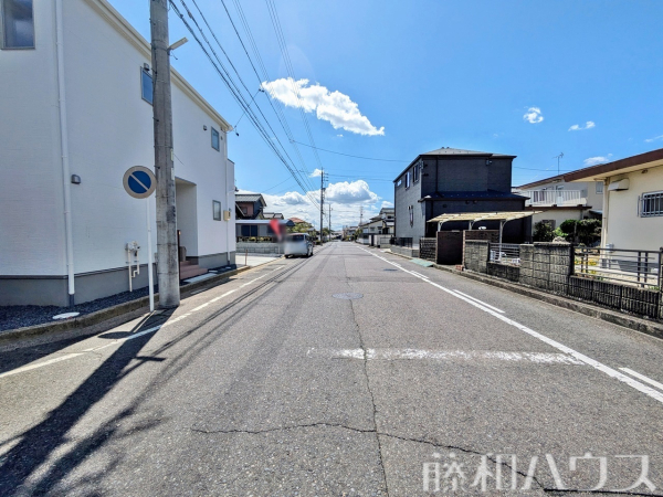 接道状況および現場風景　【春日井市石尾台５丁目】