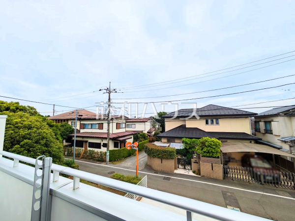 ≪3号棟　バルコニー≫南向きバルコニーは洗濯物もよく乾きます◎【調布市深大寺元町４丁目】