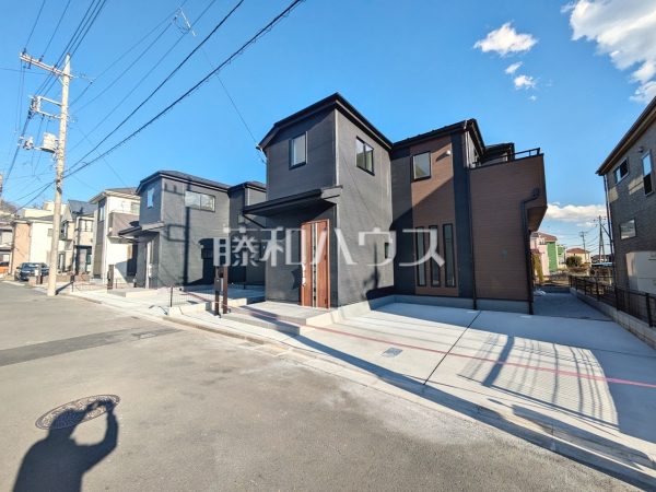 接道状況および現場風景　【八王子市中野町】