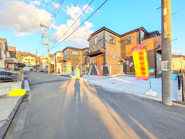 接道状況および現場風景　【八王子市中野町】