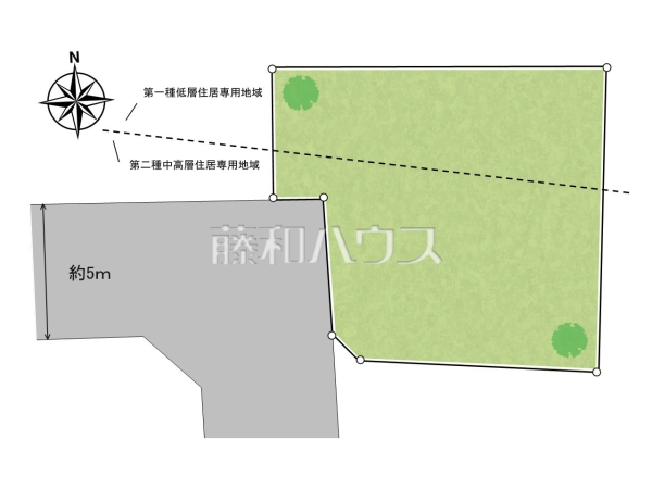 区画図　【東大和市狭山５丁目】