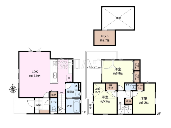 間取図　【西東京市南町２丁目】