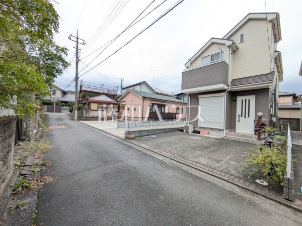 接道状況および現場風景　【八王子市長房町】