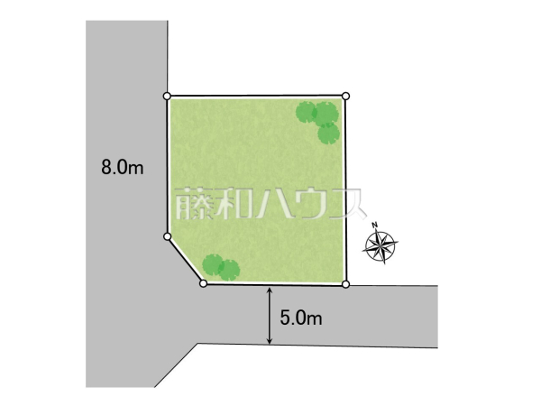 区画図　【八王子市南陽台２丁目】