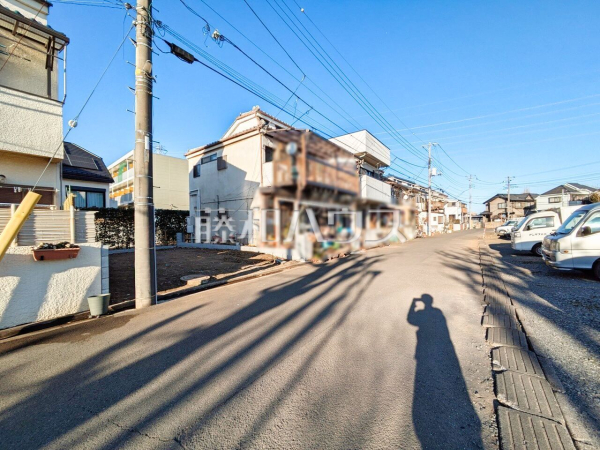 接道状況および現場風景　【東久留米市下里５丁目】