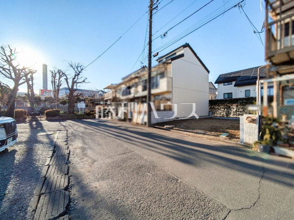 接道状況および現場風景　【東久留米市下里５丁目】
