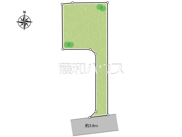 全体区画図　【練馬区富士見台３丁目】