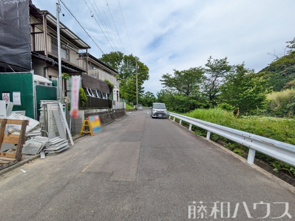 接道状況および現場風景　【春日井市高蔵寺町７丁目】