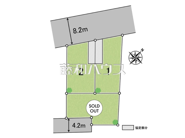 全体区画図　【所沢市和ケ原３丁目】 平日のご案内も可能です。まずはお気軽にお問合せ下さいませ。 