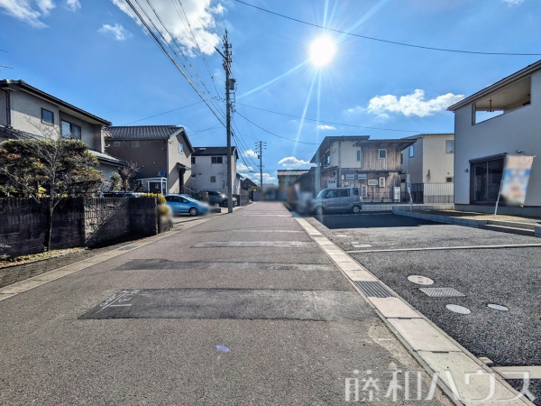 接道状況および現場風景　【名古屋市守山区大字上志段味字稲堀田新田】