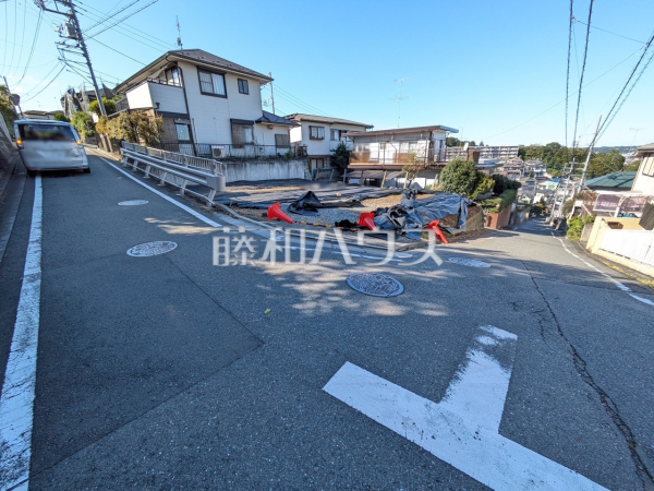 接道状況および現場風景　【八王子市横川町】