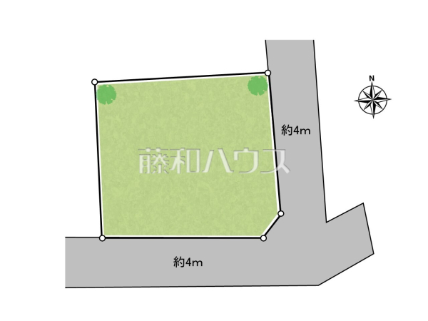全体区画図　【八王子市横川町】