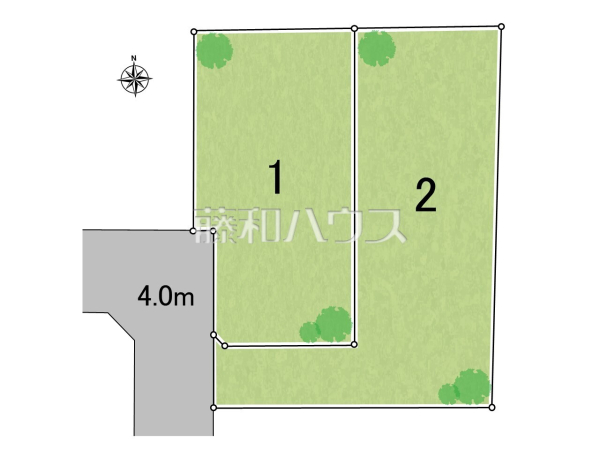 ≪全体区画図≫分譲地周辺は一戸建住宅が建ち並ぶ閑静な住宅街となっており車の通りも少なく安心してお住まい頂ける環境が広がっております。【世田谷区成城７丁目】