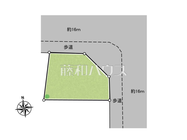 全体区画図　【立川市若葉町３丁目】