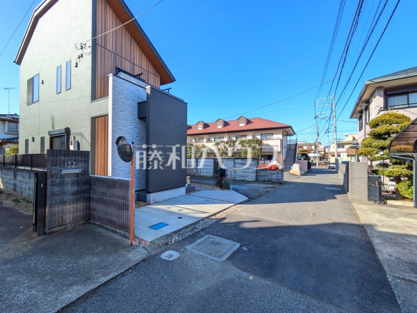 接道状況および現場風景　【昭島市玉川町５丁目】