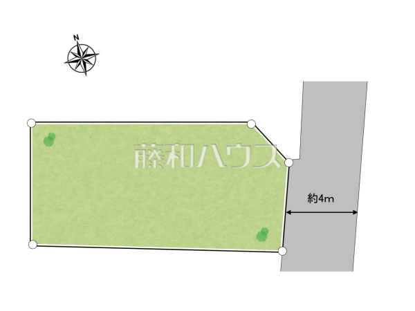 全体区画図　【昭島市玉川町５丁目】