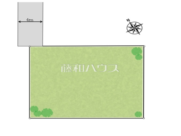 区画図【東久留米市前沢５丁目】 大通りから離れた場所にございますので、静かな環境となります。　