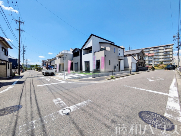 接道状況および現場風景　【名古屋市北区喜惣治２丁目】