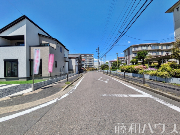 接道状況および現場風景　【名古屋市北区喜惣治２丁目】