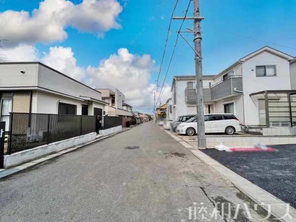 接道状況および現場風景　【名古屋市名東区梅森坂２丁目】