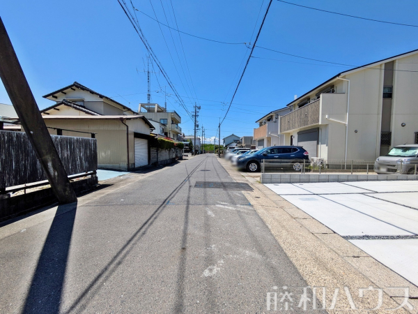 接道状況および現場風景　【名古屋市北区喜惣治２丁目】