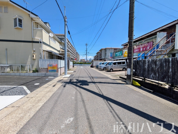接道状況および現場風景　【名古屋市北区喜惣治２丁目】