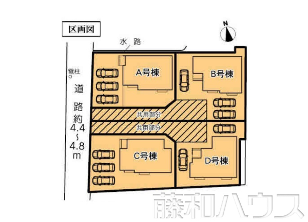 全体区画図　【春日井市上田楽町】