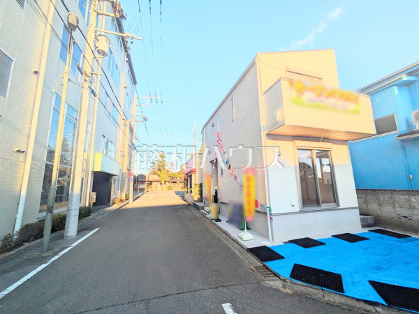 接道状況および現場風景　【八王子市大和田町１丁目】