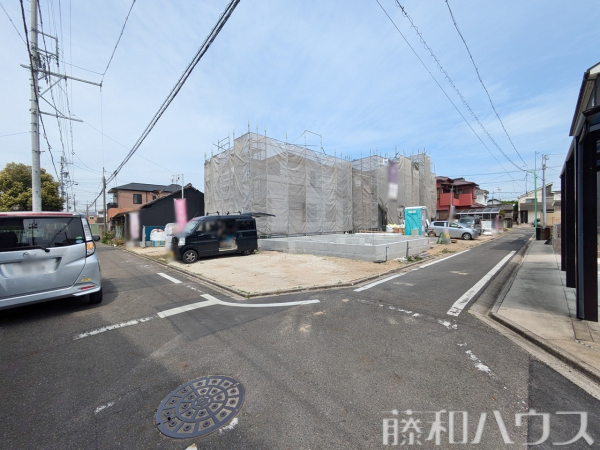 接道状況および現場風景　【名古屋市守山区鳥羽見１丁目】