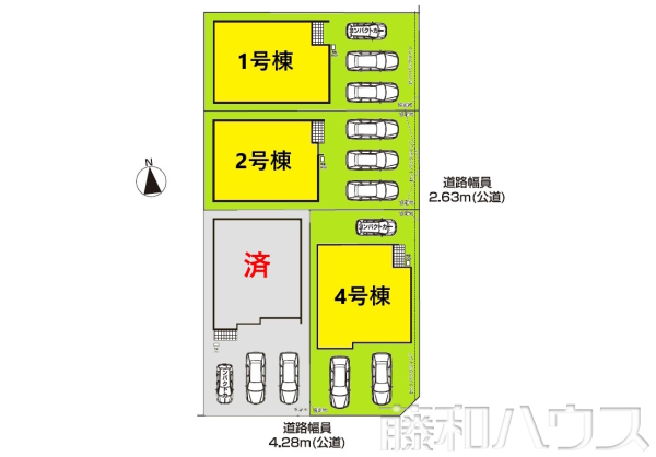 全体区画図　【名古屋市守山区鳥羽見１丁目】
