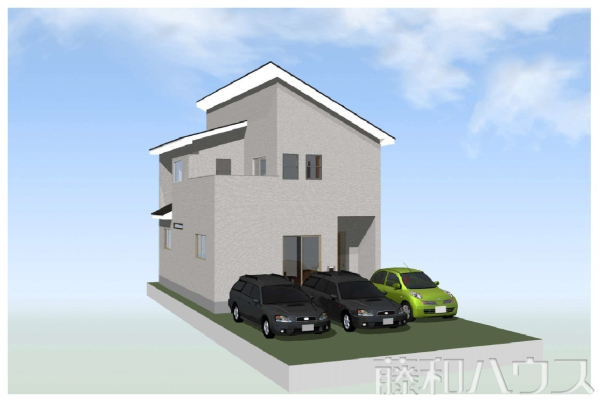 1号棟　完成予想図（外観）　【名古屋市守山区鳥羽見１丁目】