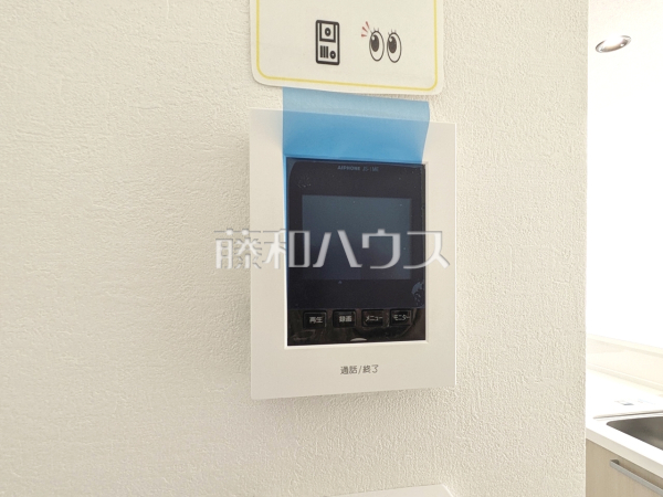 防犯に役立つTVモニター付きインターホン　【練馬区大泉町５丁目】