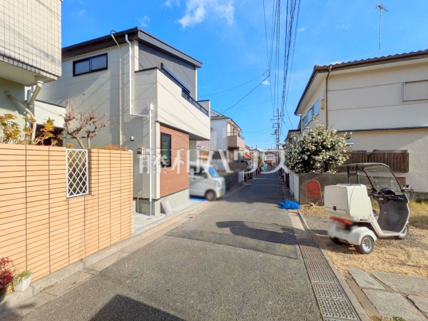 接道状況および現場風景　【練馬区大泉町５丁目】