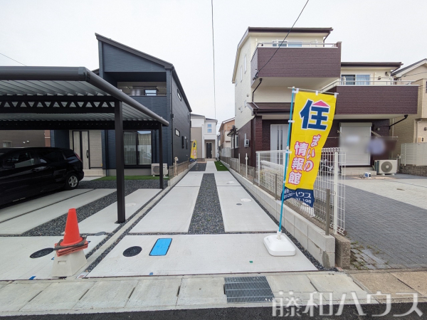 3号棟　外観およびカースペース　【西春日井郡豊山町大字豊場字神戸】