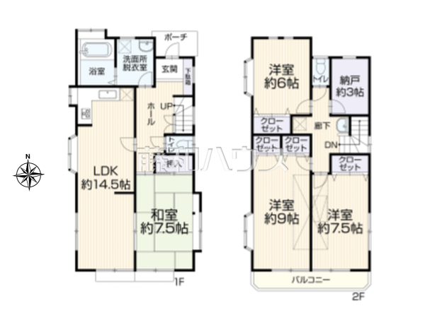 間取図　【新座市本多１丁目】