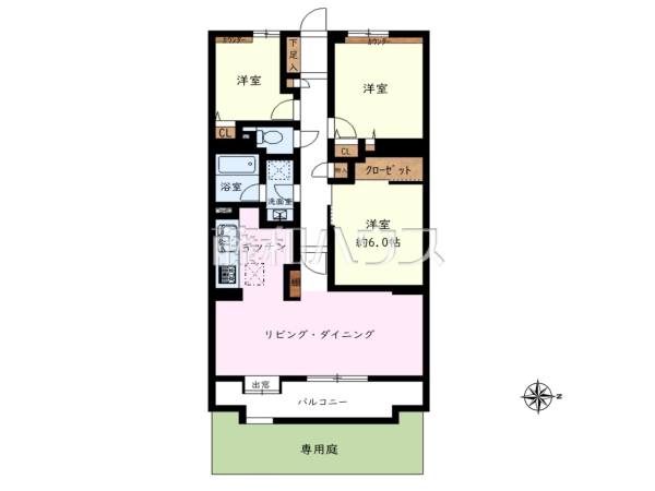間取図　【東建ニューハイツ花小金井】