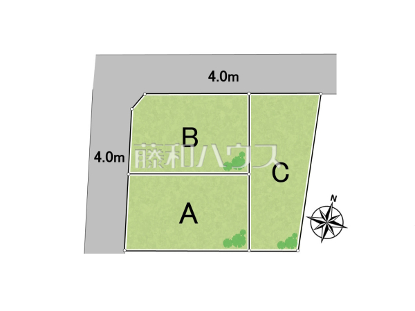 全体区画図　【西東京市南町５丁目】