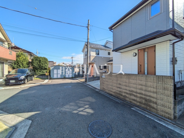 接道状況および現場風景　【立川市幸町２丁目】