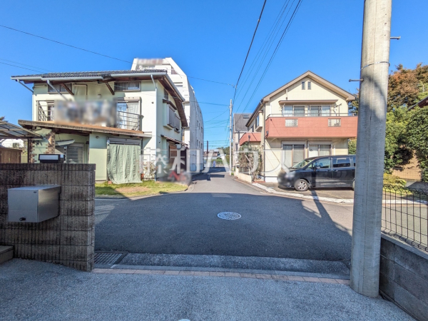 接道状況および現場風景　【立川市幸町２丁目】