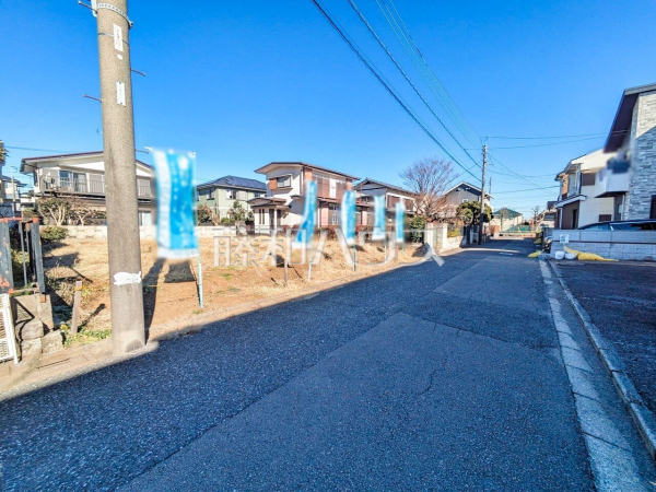 接道状況および現場風景　【東大和市向原５丁目】