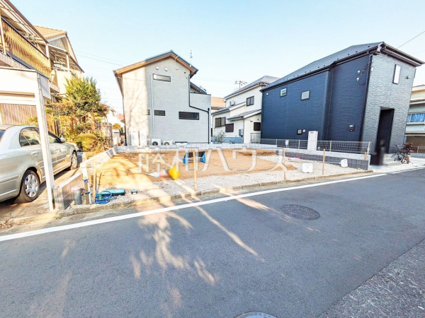 現地写真　【新座市野寺２丁目】 建物のプレゼンをさせていただきますので、実際の完成イメージを思い描いていただくことができます。お気軽にお問合せ下さい。 