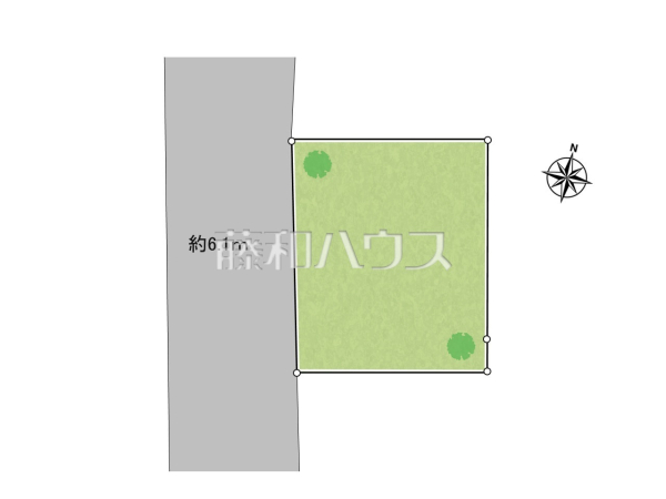 区画図　【新座市野寺２丁目】綺麗な整形地のため、思い描いているイメージをカタチにしやすい土地です♪　