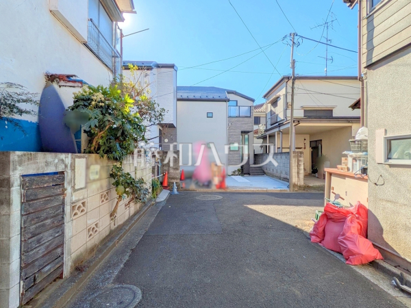 接道状況および現場風景　【練馬区三原台１丁目】