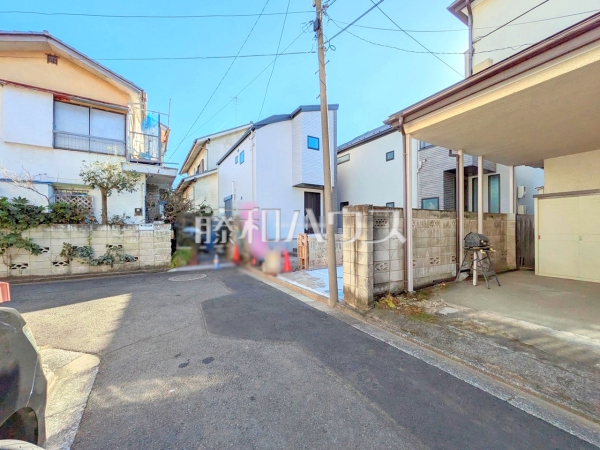 接道状況および現場風景　【練馬区三原台１丁目】