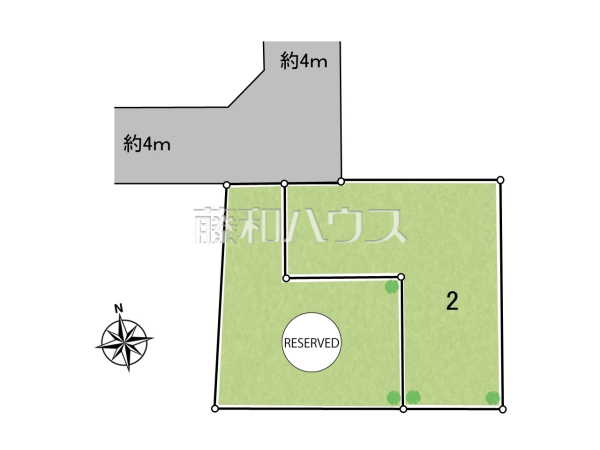 全体区画図　【練馬区三原台１丁目】