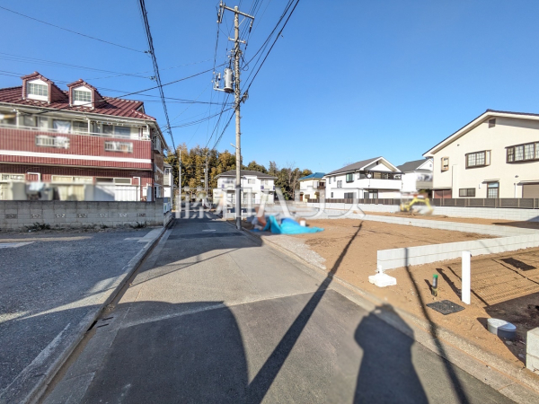 接道状況および現場風景　【小平市仲町】