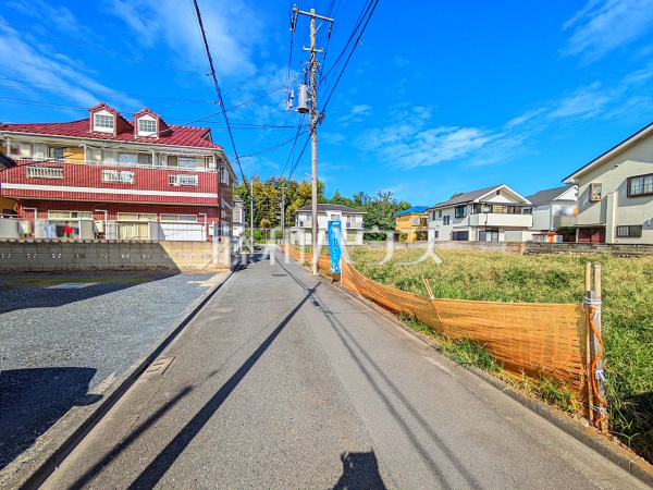 接道状況および現場風景　【小平市仲町】