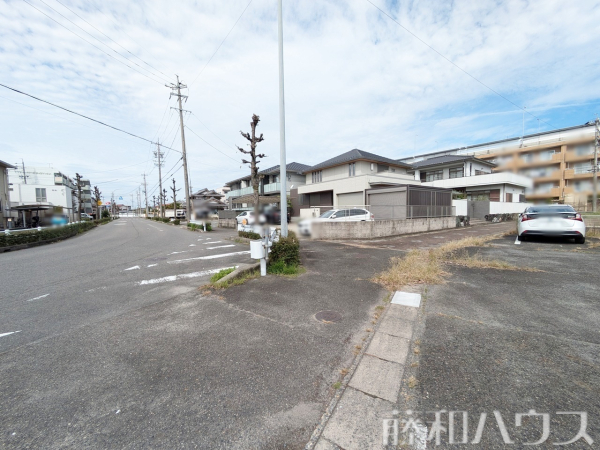 接道状況および現場風景　【春日井市勝川町４丁目】