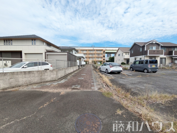 接道状況および現場風景　【春日井市勝川町４丁目】