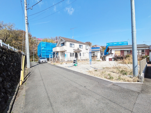 接道状況および現場風景　【日野市多摩平２丁目】